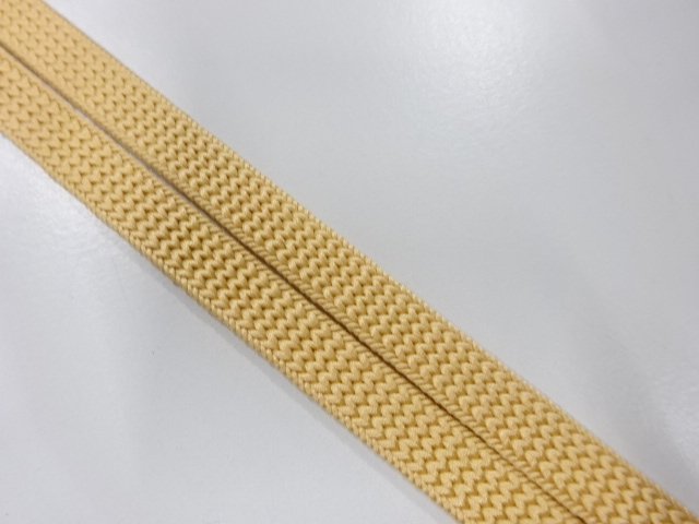  アンティーク　正絹　帯留め用　手組三分紐